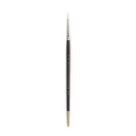 White Taklon Brushes - Round #5, R259-5