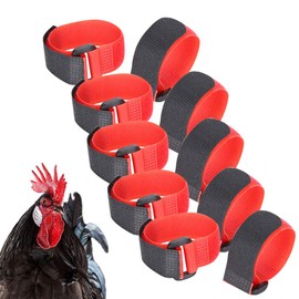 5 Bag Chicken Collar Anti-Hook Noise Neckband Rooster Collar Noise Neck Strap Necklace Pet Chicken Supply for Roosters Cockerel