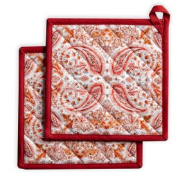 Maison d'Hermine Oven Gloves and Pot Holders Christmas Set