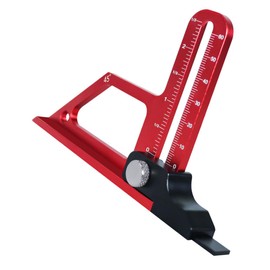 Tofficu Adjustable Depth Gauge Tool Table Saw Step Depth for Woodworking Projects Lightweight Easy Operation for Beginners Professionals Portable Measuring Accessory