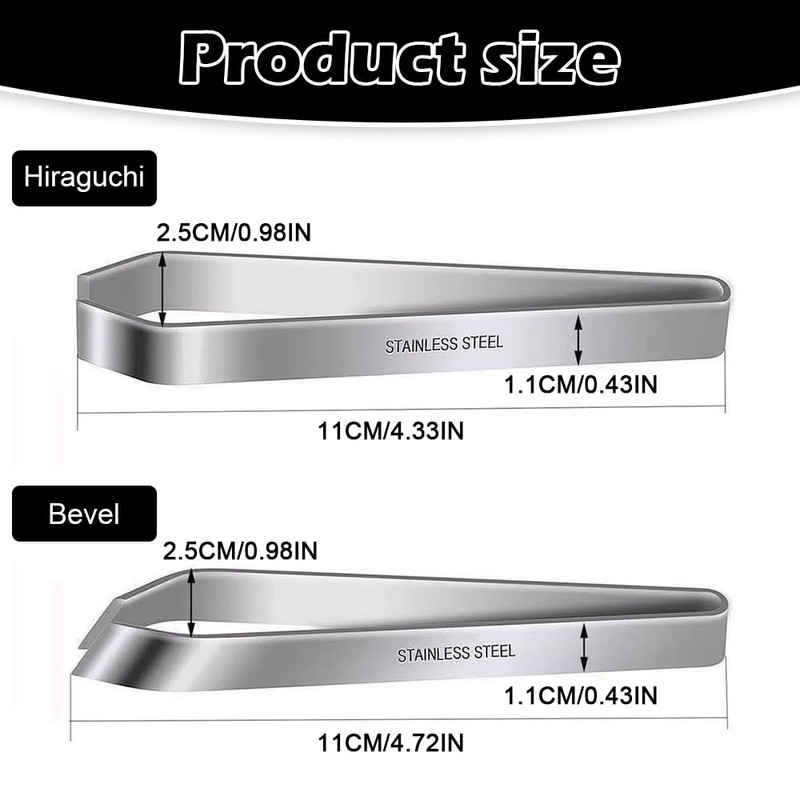 2 PCS Professional Fish Bone Tweezers,Stainless Steel Fish Bone Remover