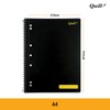 Quill, Lecture Notebook A4, 140 Pages, 70 gsm, 8mm Ruled,