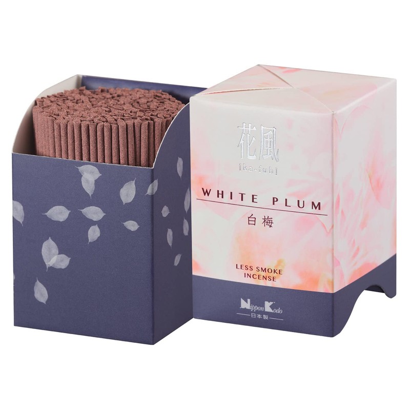 Nihon Kodo Hanakaze Mini White Plum Plum 1 Piece (x1)