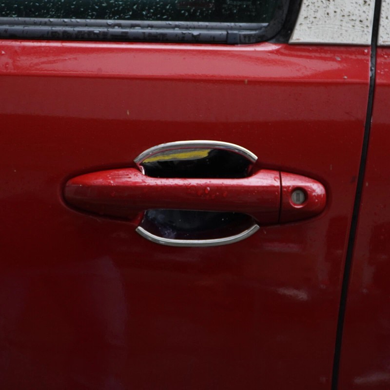 autotrim000 For Toyota Tacoma 2016-2023 Chrome Side Door Handle Bowl