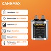 Canamax 3uf MFD 50/60 Hz 370-440 VAC Volts Oval Start