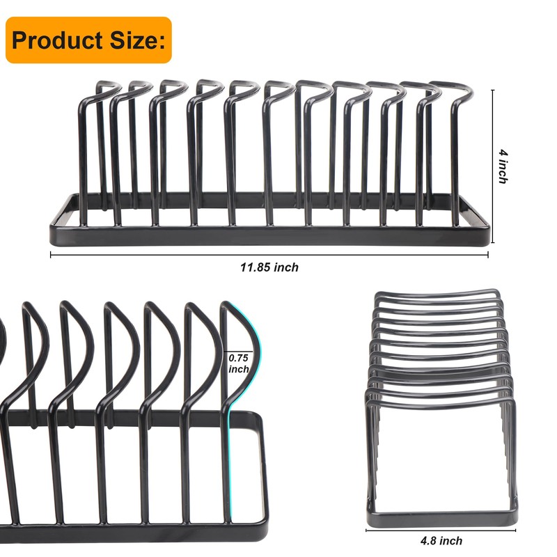 YiSeyruo Hat Organizer - Space Saving Hat Stand Holds 10