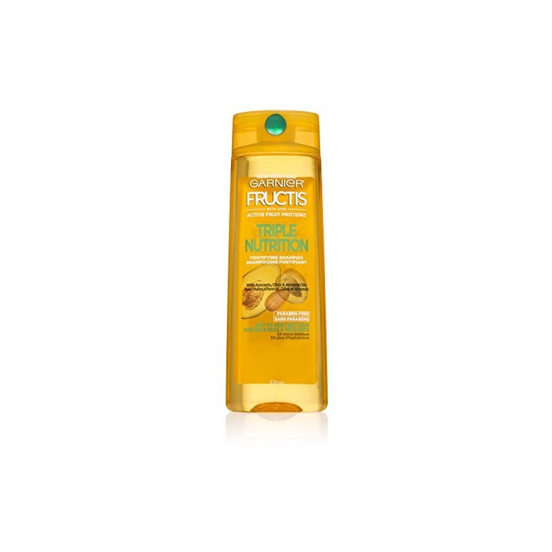 Garnier Hair Care Fructis Triple Nutrition Shampoo, 12.5 Fluid Ounce