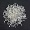 250 Pcs Hair Extension Shrink Tubes Shrinky Clear Tubes for