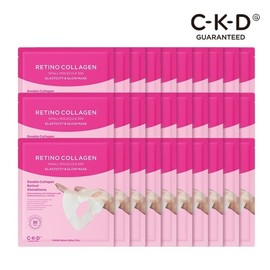 CKD Retino Collagen Low Molecule 300 Elastic Work Mask 30 / CKD 레티노콜라겐 저분자 300 탄력광채 마스크 30매