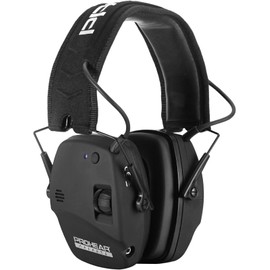 PROHEAR 030BT Electronic Safety Earmuffs for Shooting, Adult Ear Defenders for Shotgun Range, Active Noise Reduction and Sound Amplification Hearing Protector for Hunting, SNR 27dB/NRR 22dB, Bluetooth