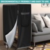 Nizirioo Black Waterproof Dustproof Folding Duvet: Storage Bag for Guest