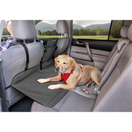 Kurgo Rover Backseat Bridge Dog Car Extender, Seat Bridge for Dogs, Padded Pet Car Barrier, Reversible, Water Resistant, Universal Fit, Up to 75 lbs