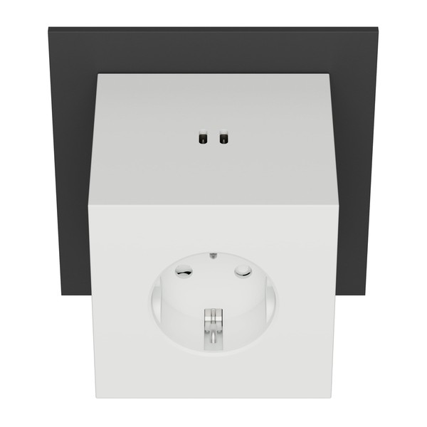 Avolt Avolt Square 2 Steckdosenleiste mit USB-C ?C Design Steckdosenw??rfel