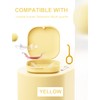 HEMILAB HEMILAB? Retainer Case, Slim Aligner Case with Vent Holes, Compatible with Invisalign, Mouth Guard Case, Cute Retainer Case with Retainer Removal Tool and Brush, Yellow