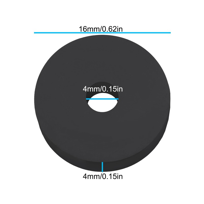 LT Easiyl 10pcs Rubber Seal Tap Washer 4x16x4mm Suitable for
