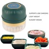 250ML Garlic Chopper 3 Blades Mini Wireless Waterproof USB Charging