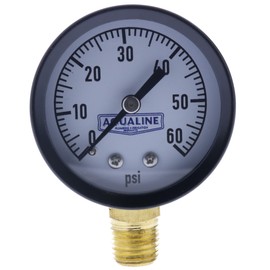 60 PSI Dry Pressure Gauge - Connection Size/Type : 1/4" MPT