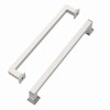 ROMATEE 10 Pack 6.3 Inch(160mm) Brushed Satin Nickel Cabinet Pulls