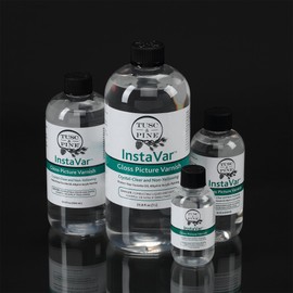 Tusc & Pine InstaVar™ Gloss Picture Varnish - Archival Quality Varnish for Oil, Alkyd, and Acrylic Artists - 3.4oz Bottle - 2 Pack