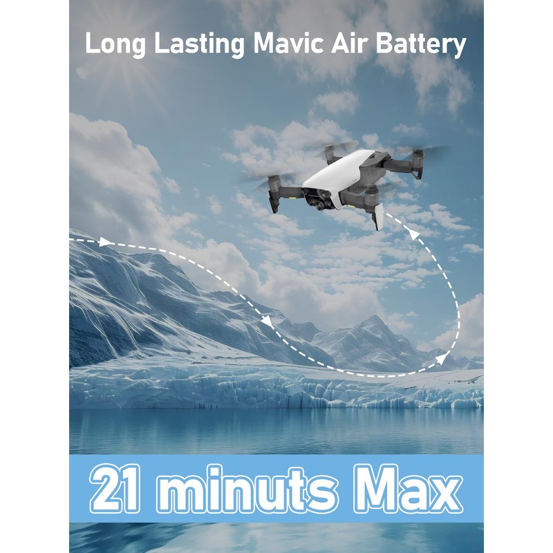 anegine Mavic Air Battery, 2375mAh Intelligent Flight Battery Compatible with
