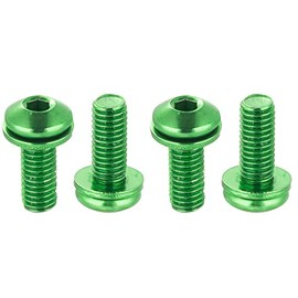 Chooee Water Bottle Cage Bolts，Bike Bottle Cage Bolts for MTB/Mountain Bike,Green