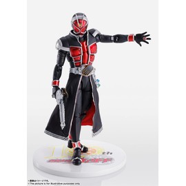 S.H. Figuarts (True Bone Carving Method) Kamen Rider Wizard Flame Style 10th Anniversary Version, Approx. 5.7 inches (145 mm), ABS & PVC & Cloth, Painted Action Figure