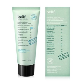 Belif Problem Solution Vegan Cleansing Foam 100ml / Trouble Care / 빌리프 프라블럼 솔루션 비건 클렌징 폼 100ml /트러블 케어