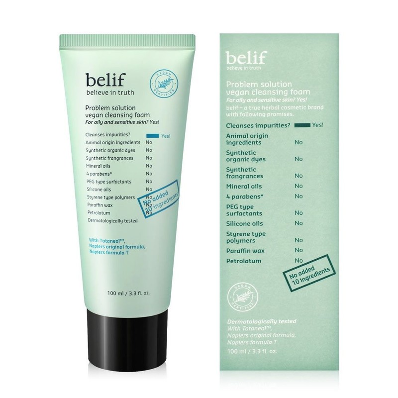 Belif Problem Solution Vegan Cleansing Foam 100ml / Trouble Care