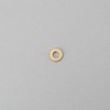 eMagTech 50PCS M1.4 Miniature Brass Washers, Flat Copper Sealing Washers