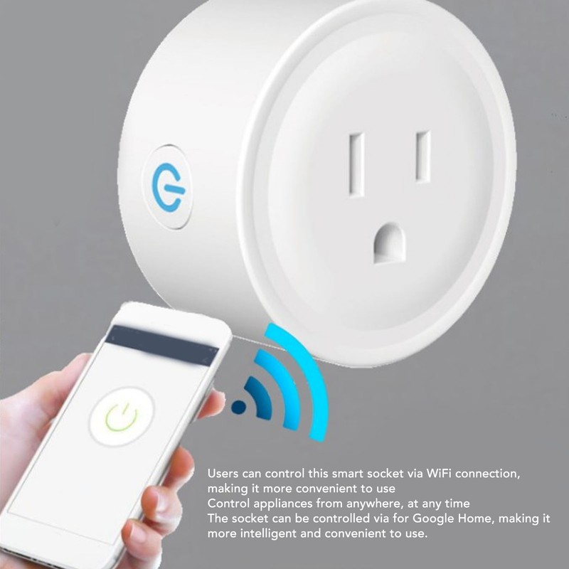 2.4GHz 2200W Smart WIFI Socket Remote Control Timing Switch Intelligent