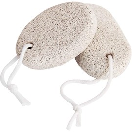 Voarge 2 Pieces Natural Pumice Stone Foot Stone Lava Stone Pedicure Foot Care Foot Scrub for Removing Dead Skin, Callus Hard Skin Removal for Feet and Hands