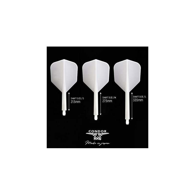 CONDOR AXE Std L Clear Darts Flight Condor Axe Standard