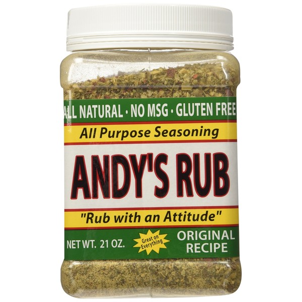 Andy's Rub, an All Natural Rub with Attitude, 21 oz.