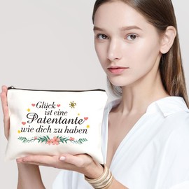 Godmother Gift Godmother Gift Christmas Godmother Questions Gifts for Godmother Gift Godmother Birthday Thank You Easter Mother's Day Gift Ideas Valentine's Day Cosmetic Bag, White