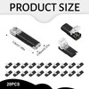 20Pcs Electrical Wire Connectors with Locking Buckle Wire Connectors Push