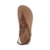 Aetrex Evelyn Thong Sandal Walnut