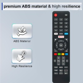 VINABTY Replacement Remote Control Suitable for Xoro HTL 2477 Smart TV LED TV HTL2276, HTL2476, HTL2477, HTL3276