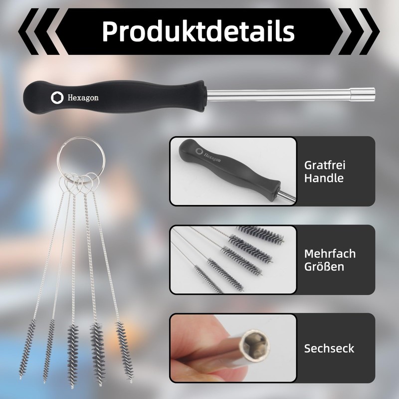 1 Set Carburettor Adjustment Tool with 5 Pieces Mini Metal