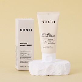 Sisti [SIISTI] SISTI Cell Veil Repair Cream / EGF Barrier Elasticity Slow Aging 50ml / [SIISTI] 시스티 셀 베일 리페어 크림 / EGF 장벽 탄력 슬로우에이징 50ml