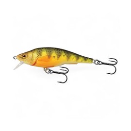 Yellow Perch Jerkbait/Crankbait Shallow 3/8Oz Florescent Matte Yp73 Fishing Lures Bass Jigging Bait Jig Lure Weedless Soft Plastic Swimbait Accessories Freshwater