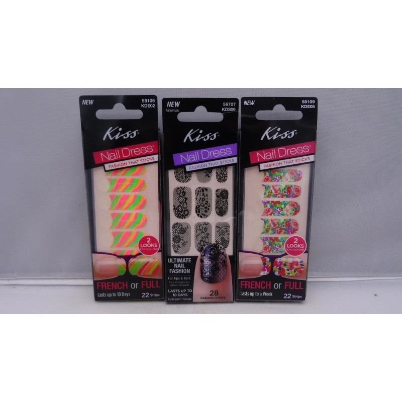 Kiss Nail Dress Kit Set of 3
