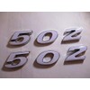 502 STROKER ENGINE ID EMBLEMS SET OF 6 NUMBERS WHITE