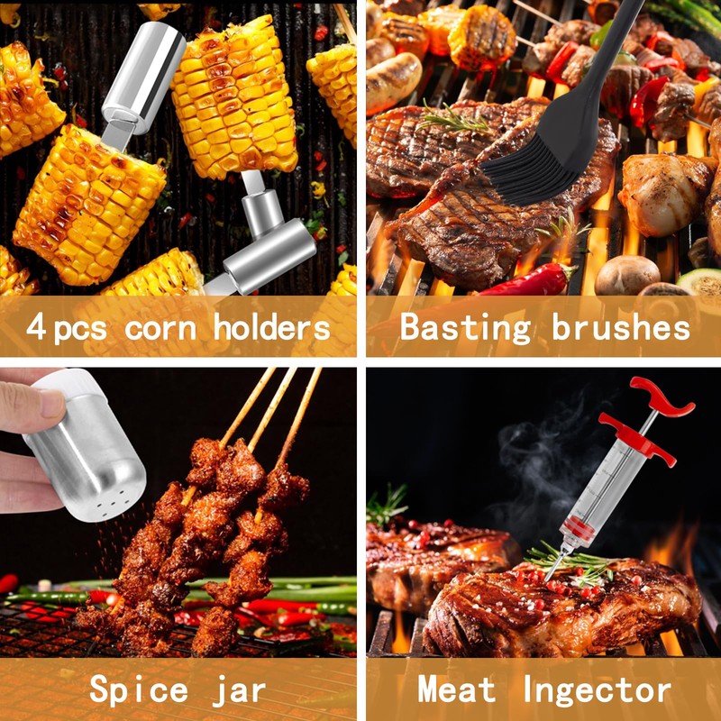 Supernal 46pcs Blackstone Griddle Accessories Upgraded Barbecue Presses Flat Top