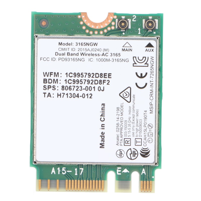 Wireless Network Card 433Mbps Dual Band 2.4G/5G NGFF/M.2 Mini Network