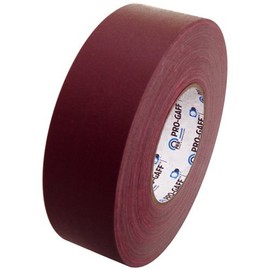 Pro Gaff Gaffers Tape 1 and 2 inch widths, 17 colors available, 2 inch, Burgundy