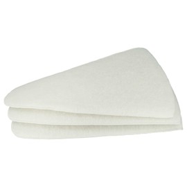 vhbw 3 x Cone Filters Compatible with Vallox GEO Outdoor Air, Geothermal Heat Exchanger - Exhaust Filter G3 White