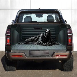 Tobethay Turck Tailgate Wraps Decals - 66x23.6 in Tailgate Decals for Trucks, Tailgate Vinyl Decals & Graphics for Truck, Tailgate Wraps for Trucks Pickup, Skull Tailgate Decal