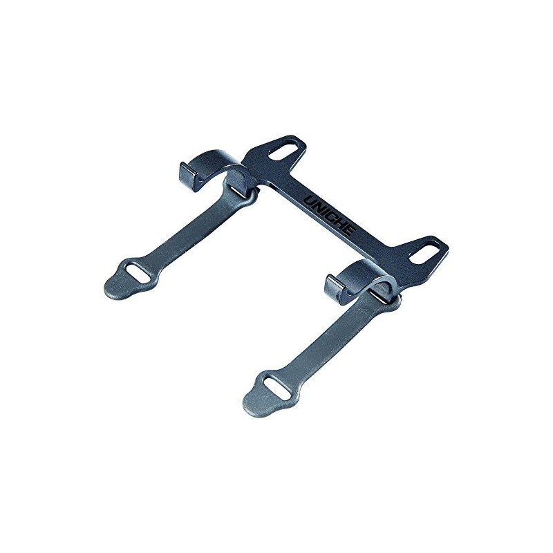 UNICHE Tech High Volume Mini Bicycle Pump (Silver, Large)