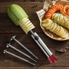 PURPLELILY Stainless Steel Zucchini Zucchini Cucumber Corer Fruit Corer Tool