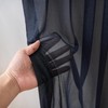 DecorMommt Table Runner Navy Blue Wedding Table Runner Chiffon Decorative